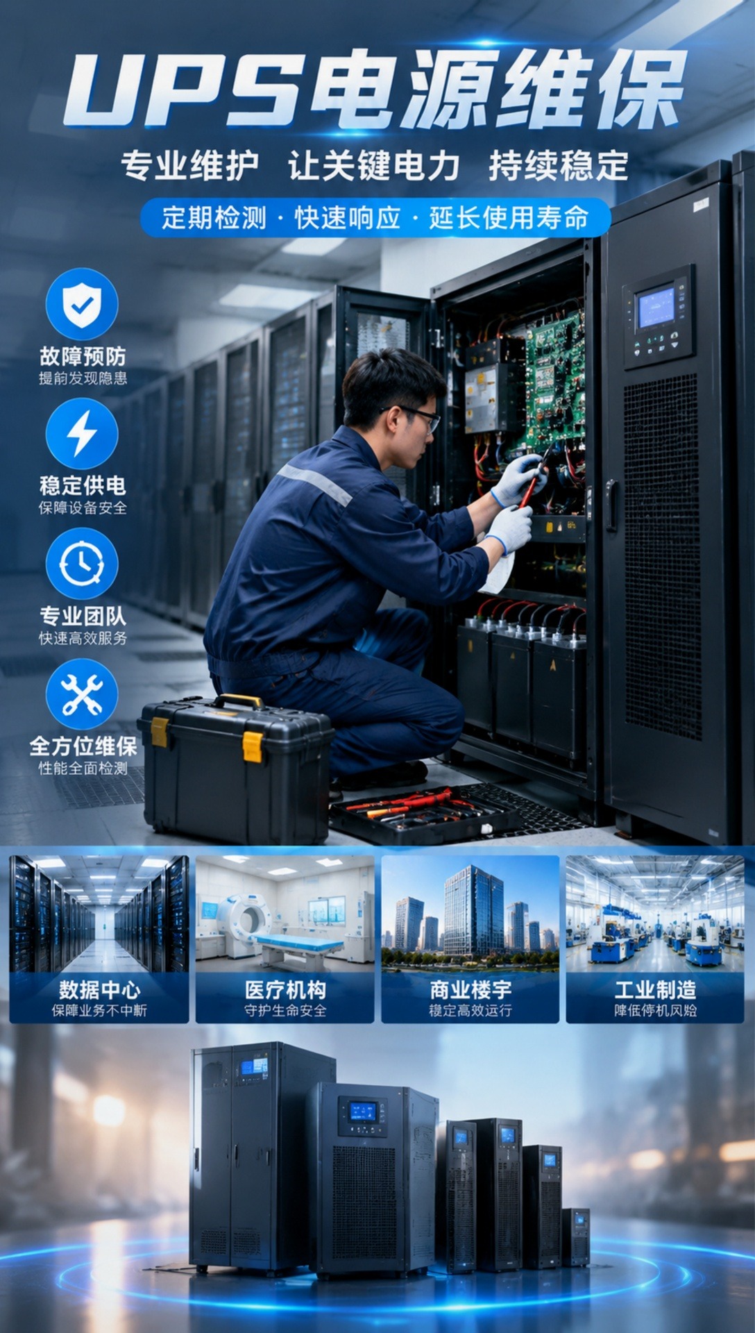 德州UPS电源在线式UPS电源